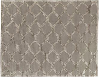 Exquisite Rugs Metro Velvet Hand Knotted Wool-Blend Area Rug