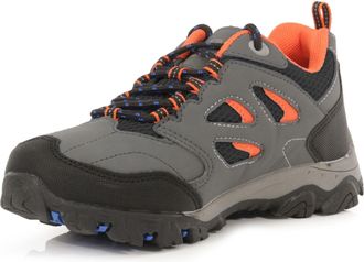 Regatta Kids Holcombe Low Rise Walking Trainers - Blaze Orange - 11K UK
