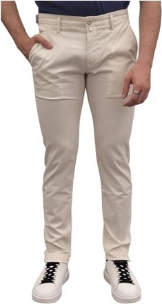 Jacob Cohen Slim Fit Bobby TN Broek - Heren - Skinny broeken - Beige - W38 - Broeken