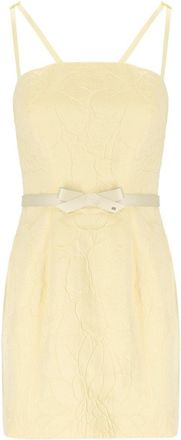 Elisabetta Franchi Lemonade Belted Dress