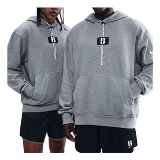 Nike Sabrina Fleece Basketball Hoodie Carbon Heather FJ4449-092