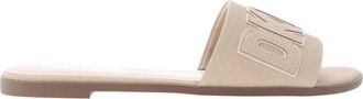 DKNY Dames/Dames Willow Platte Sliders (Beige)