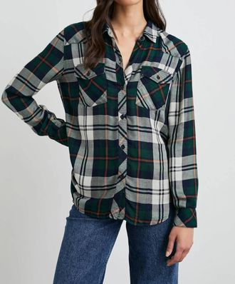 Rails Kendra Shirt In Forest Navy Stone