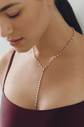Petit Moments Baguette Y Necklace