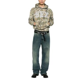 Carne Bollente Heren, Sweatshirts & Hoodies, Groen, Maat: XL Fleece