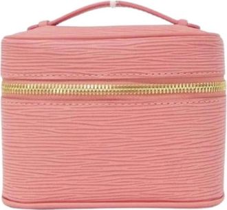 Louis Vuitton Pre-owned Epi Nice Nano Leren Pouch - Dames - Vintage Mini Tas - Roze - ONE Size - Leer - Vintage
