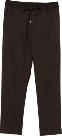 BRIGLIA 1949 Broek met trekkoordtaille - Bruin