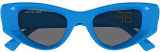 Balenciaga BB0243S004 Cat Eye Sunglasses - Blue