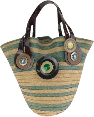 Marni Pre-owned Riet Handtas - Dames - Vintage Shopper - Veelkleurig - ONE Size - Vintage