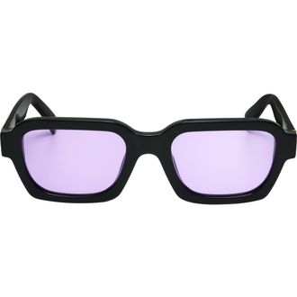 Retro Superfuture 52mm Square Sunglasses in Black at Nordstrom Rack