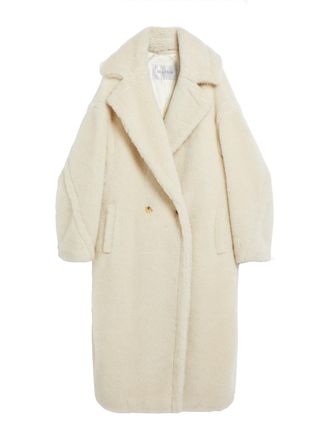 Max Mara Cappotto Ted Girl Teddy Bear Icon In Alpaca e Lana