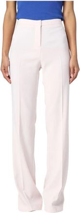 Pinko Wijde broek - Dames - Wijde Broeken - Roze - S - Broeken