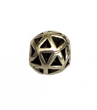 Trollbeads Womens Triangles Bead In Silver