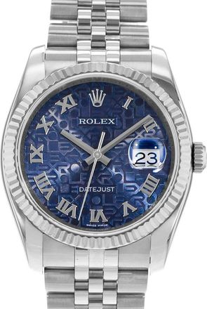 Rolex Pre-owned Rolex Datejust 36 Automatic Chronometer Mens Watch 116234 BLJRJ