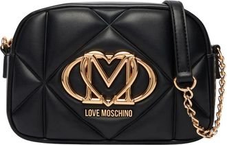 Love Moschino Tassen, Dames, Zwart, ONE Size, Borsa PU Embossed
