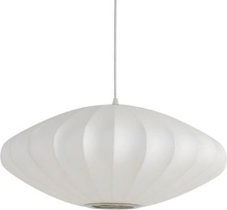 Light & Living Light & Living - L&aacute;mpara Colgante - Fay - Blanco - Textil - &Oslash;