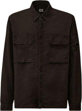 C.P. Company Heren Overshirt - Stijlvolle Overshirt - Heren - Zomerjassen - Zwart - 2XL - Jassen