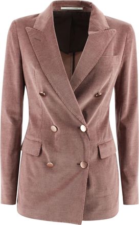 Tagliatore Double-breasted Corduroy Jacket