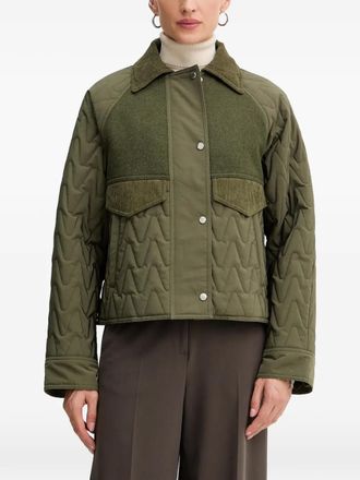 BOSS Pabori quilted jacket - Green