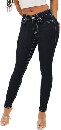 True Religion Jennie Curvy Skinny Jeans in Body Rinse at Nordstrom, Size 28