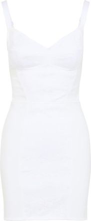 Dolce & Gabbana White Sleeveless Dress
