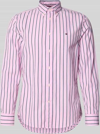 Tommy Hilfiger Regular Fit Freizeithemd aus reiner Baumwolle in Rosa, Gr&ouml;&szlig;e XXL