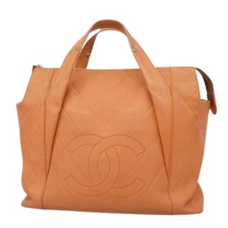 Chanel Pre-owned Handbags, female, Brown, Size: ONE SIZE Pre-owned Vintage Handbag