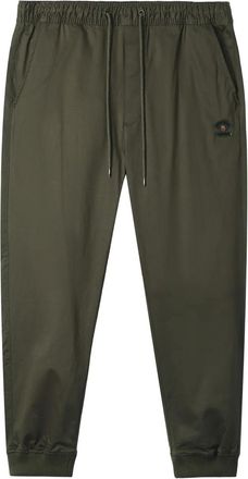 Fingercroxx Pantaloni con applicazione logo - Verde