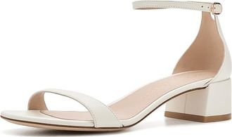Stuart Weitzman Nudist Block 35 Womens Wedge Shoes Cream : 7.5 M, Leather