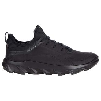 Ecco Ecco MX 820184 Leather Textile Mens Lace Up Trainers - Black - Size:UK 10.5-11