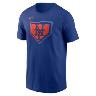 Nike New York Mets Icon Nike Mens MLB T-Shirt in Blue | N1994EWNME-1E5