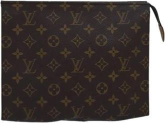 Louis Vuitton Pre-owned Tela pouches - - Pre-owned - Donna - Marrone - ONE SIZE
