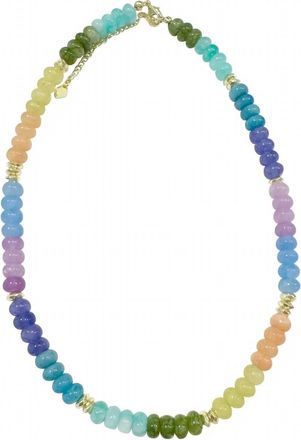 Gemelli Womens Kerry Necklace In Light Rainbow