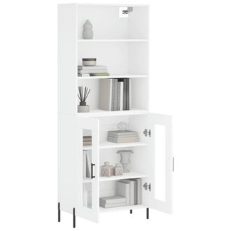 Berkfield Home Highboard White 69.5x34x180 cm Engineered Wood