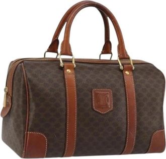 Celine Pre-owned Vintage Handtas - Dames - Vintage Handtas - Bruin - ONE Size - Leer - Vintage