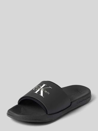 Calvin Klein Badeschuhe mit Label-Pr&auml;gung in BLACK, Gr&ouml;&szlig;e 41