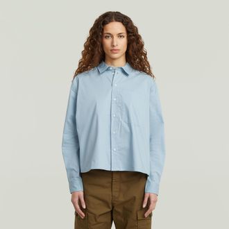G-Star One Pocket Regular Shirt - Lichtblauw - Dames