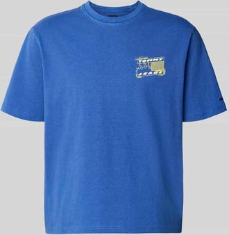 Tommy Jeans Regular Fit T-Shirt ausreiner Baumwolle Modell 90s in Royal, Gr&ouml;&szlig;e XXL