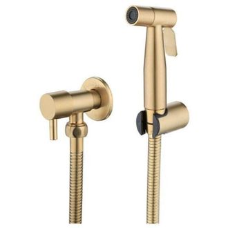 OEM Rociador Para Inodoro Y Bid&eacute; - Kit Rociador Para Bid&eacute; - Acero Inoxidable - Rociador Para Grifo - Oro-crezuo