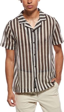 Karl Lagerfeld Karl Lagerfeld Open Weave Cam Shirt