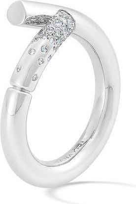 Tabayer Oera Pav&eacute; Diamond Ring in 18K White Gold at Nordstrom, Size 6.5