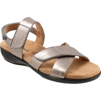 Trotters River Slingback Sandal in Pewter at Nordstrom, Size 10.5