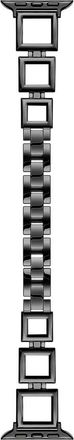 Posh Tech Journey Stainless Steel Apple Watch Watchband in Black at Nordstrom, Size 38