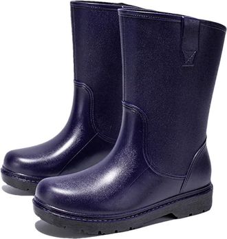 Generic Man Boots Rain Boots Non-Slip Comfortable Wear-Resistant Waterproof Shoes