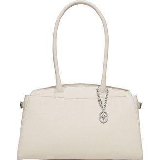Oryany Harper Leather Shoulder Bag in Vanilla Cream at Nordstrom