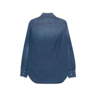 Maison Margiela Cotton Denim Shirt - Blue