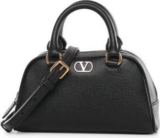Valentino Garavani Vlogo Signature Mini Calfskin Satchel