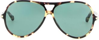 Chlo&eacute; 59 Aviator Sunglasses - female - Chlo&eacute; - Sunglasses - Multicolor - ONE SIZE - Accessories