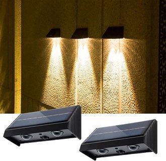 OEM Iluminaci&oacute;n Solar Luces Decorativas Alimentadas Energ&iacute;a Solar, (ip54), Luz Blanca C&aacute;lida, Juego De 2 Unidades. [clase De Eficiencia Energ&eacute;tica