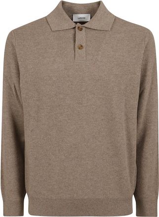 Lardini Aclpml 70 Ac 67023 Polo - Heren - Polos - Beige - S - Tops